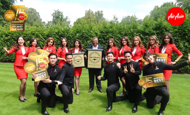 AirAsia is Skytrax’s World’s Best Low-Cost Airline for 15th Consecutive Year